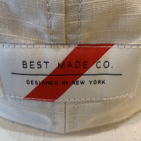 BEST MADE CO, Ripstop BallCap, Hat, Cap, Natural Tan - Picture 6 of 7